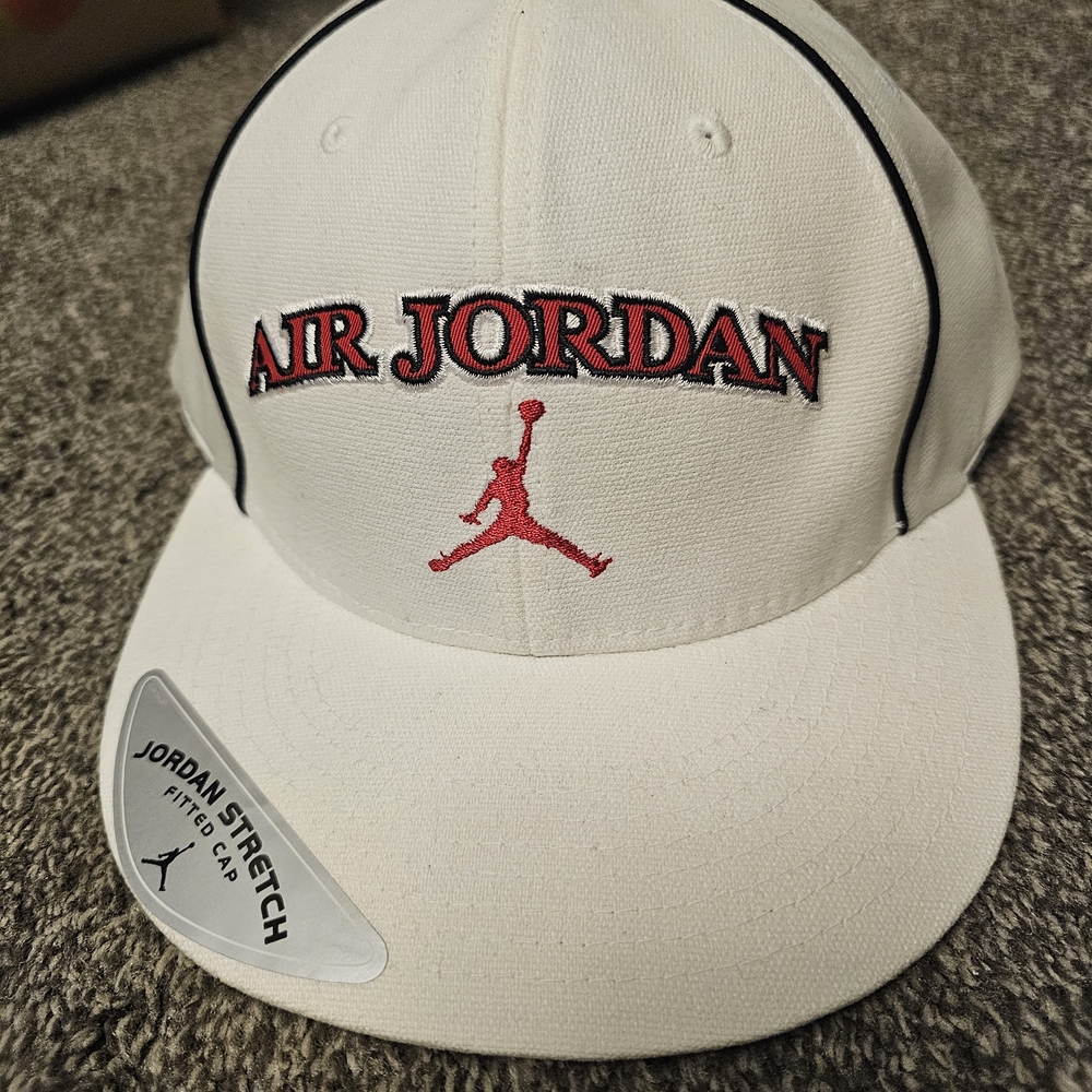Jordan White and Red Cap